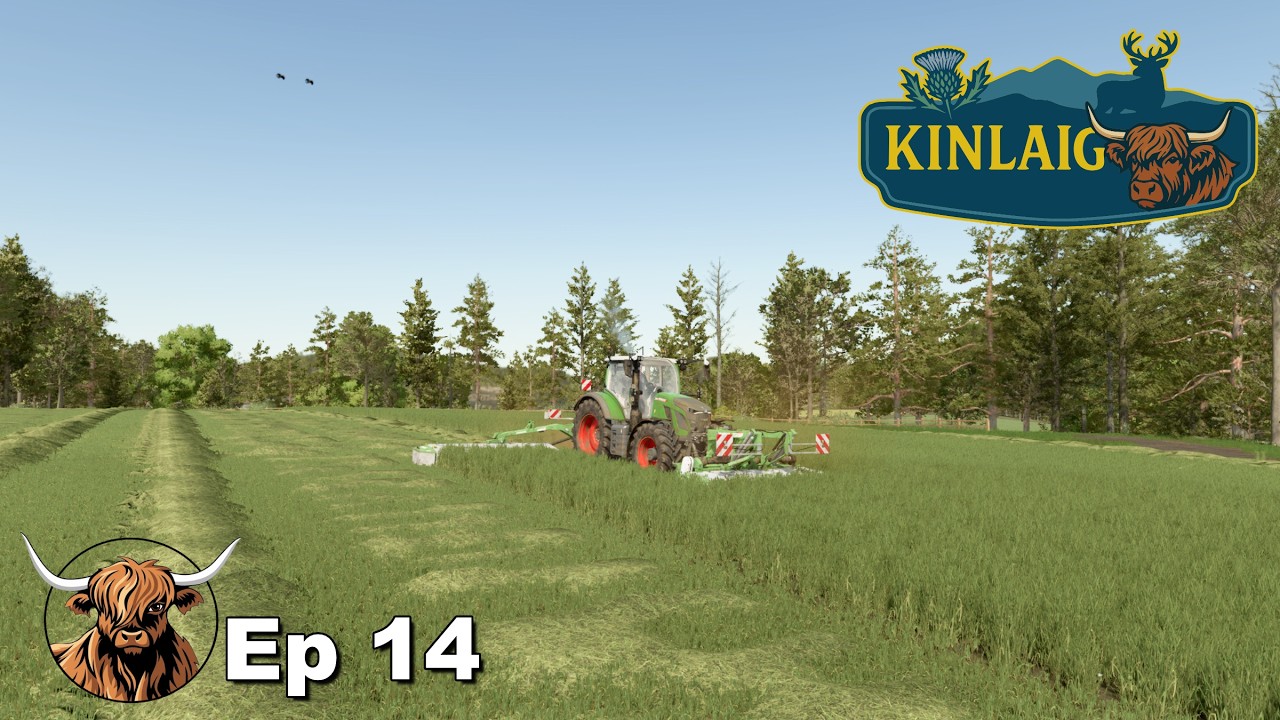 Making more silage silage | Kinlaig | Timelapse | Farming Simulator 25 | Ep 14
