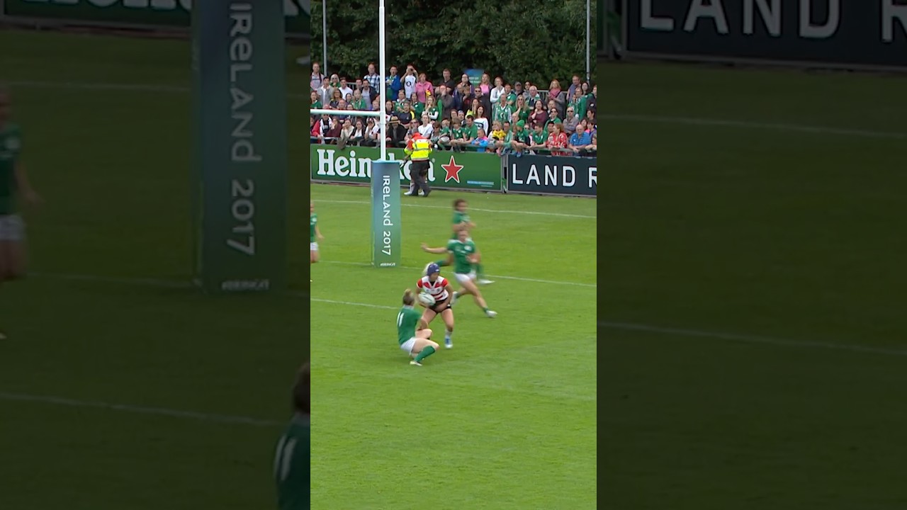 【ラグビー】海外選手を吹き飛ばす女子ラグビー日本代表💣💥　#RWC2017