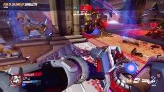 Overwatch Zarya SEXTUPLE KILL!