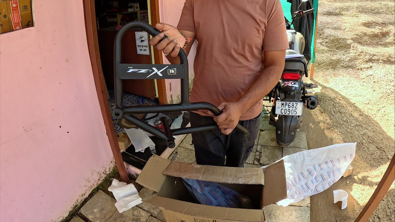 Yamaha FZ x crash guard // FZ x full accessories price 