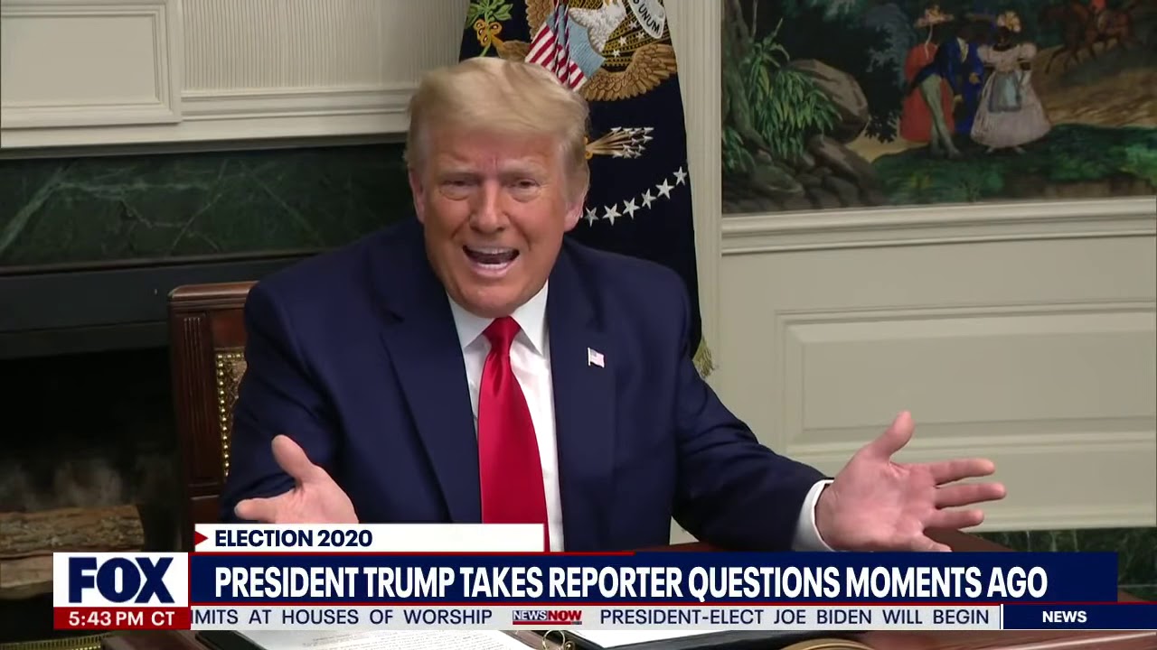 TRUMP TAKES QUESTIONS: President Trump Answers Reporter Questions for First Time Since Election Day