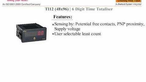 SELEC TT12 TIME TOTALISER