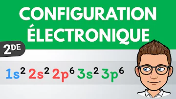 Comment trouver la structure électronique ?