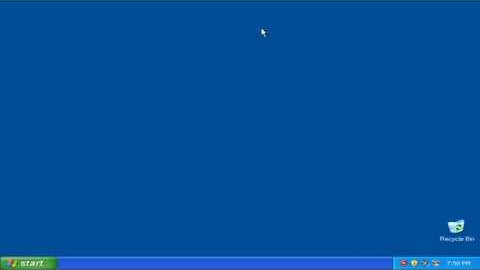 Deleting "Documents and Settings" folder on Windows XP.