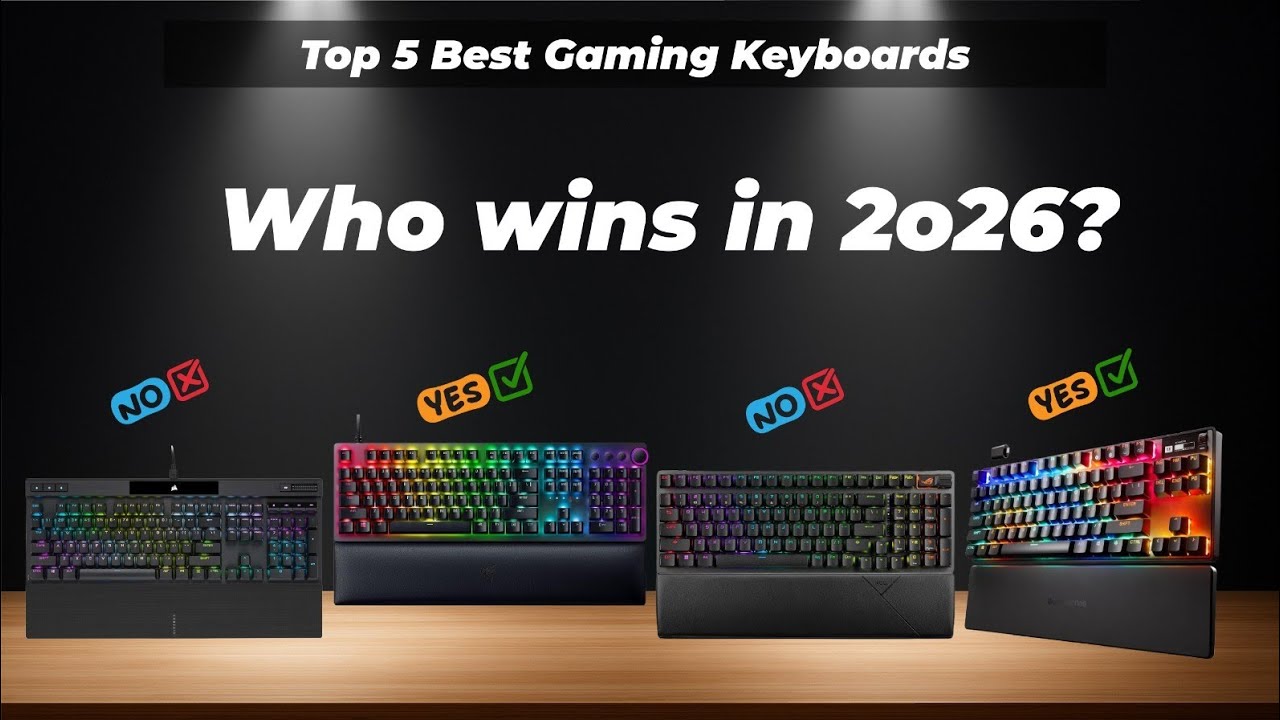 ✅ Топ-5 лучших игровых клавиатур [Посмотрите это видео, прежде чем сделать выбор!]
