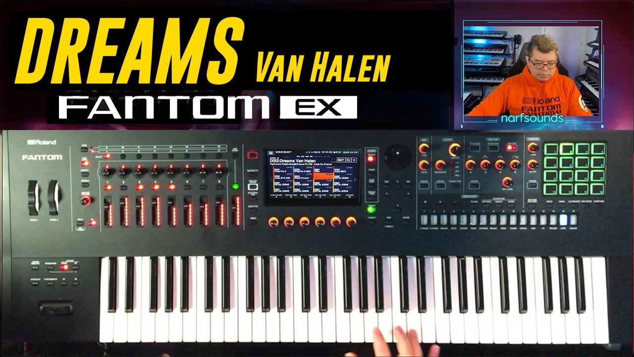 Dreams Van Halen Roland Fantom EX | Jupiter-8 ACB & Synth Model
