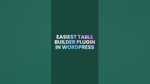 Make Your WordPress Tables Standout with Ninja Tables | Cyber Monday Special 40% Off