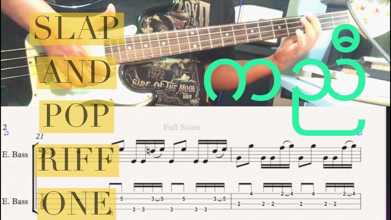 Karen Bass Lesson | Slap and Pop Riff (1) - YouTube