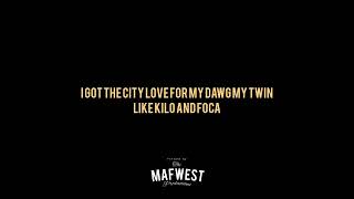 MeckBtheLoverPoe - Cishe Ngaposta (Freestyle) [Official Lyrics Video] | The MafWest Productions