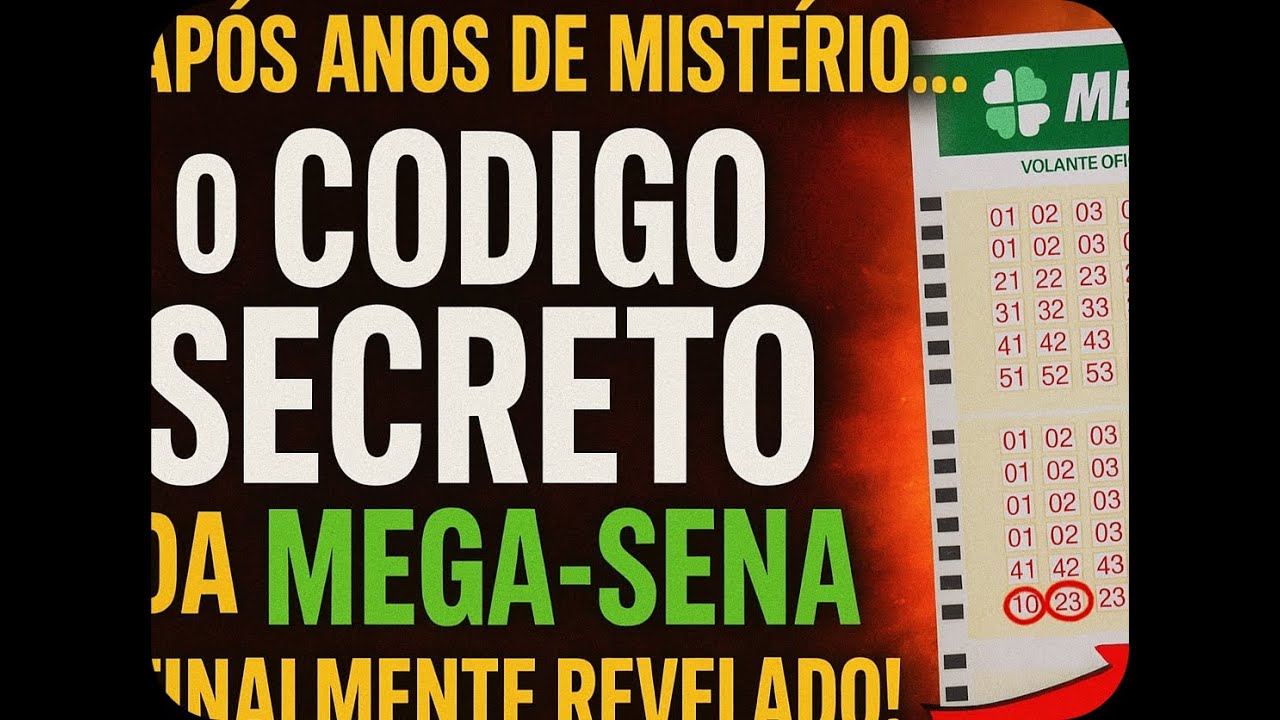 “ O código secreto da Mega-Sena Finalmente Revelado!”
