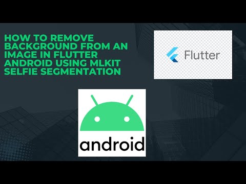 How to Remove Background from an Image in Flutter Android using MLKIT Selfie Segmentation