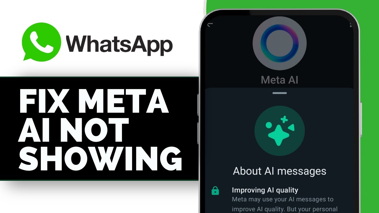 How to Fix Meta AI Not Showing On WhatsApp (2025) - YouTube