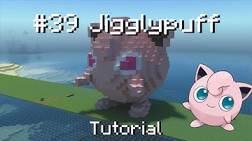 How to build a Pokémon Jigglypuff statue in Minecraft (Tutorial)