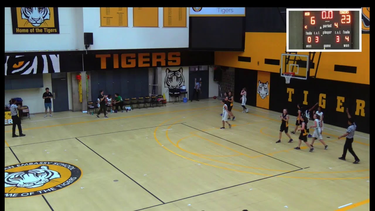 Tigers v. ASB Girls ASIAC Basketball 2019