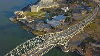 Flying Around Corpus Christi - 4K