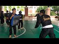 Latihan khusus para juara pemantapan tendangan lurus 