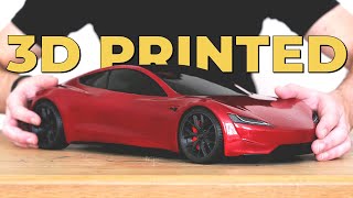 Spray Painting a 3D Printed TESLA ROADSTER