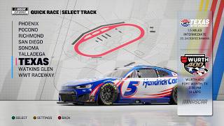 NASCAR 26 Texas Setup
