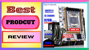 QIYIDA X99 Motherboard LGA 2011-3 Set Kit Xeon E5 2680 V4 CPU Processor 32G=2*16G DDR4