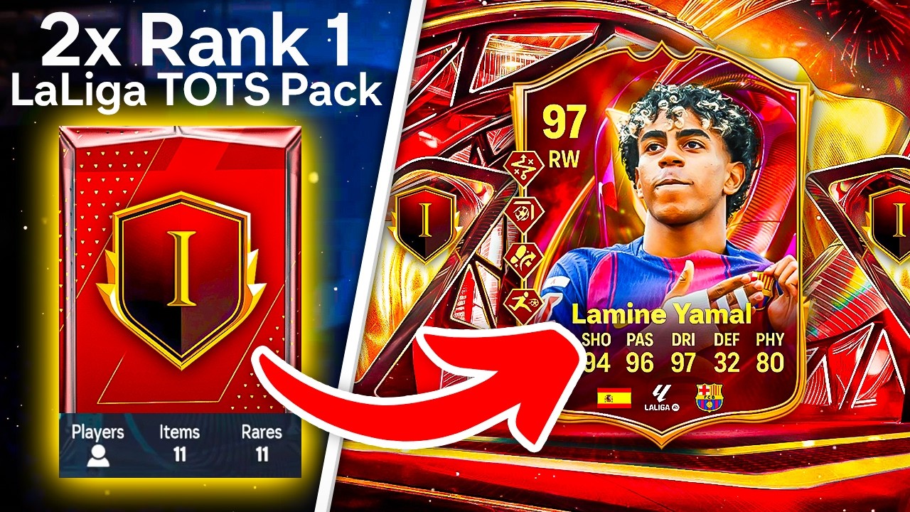 MY 2x RANK 1 LALIGA TOTS CHAMPS REWARDS! 🔥 FC 26 Ultimate Team