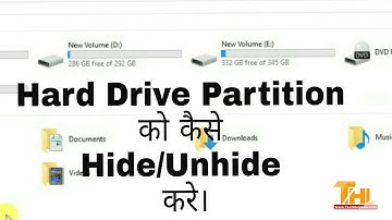 How to Hide Drive Using CMD in Windows |Hindi| Tech Help Lab