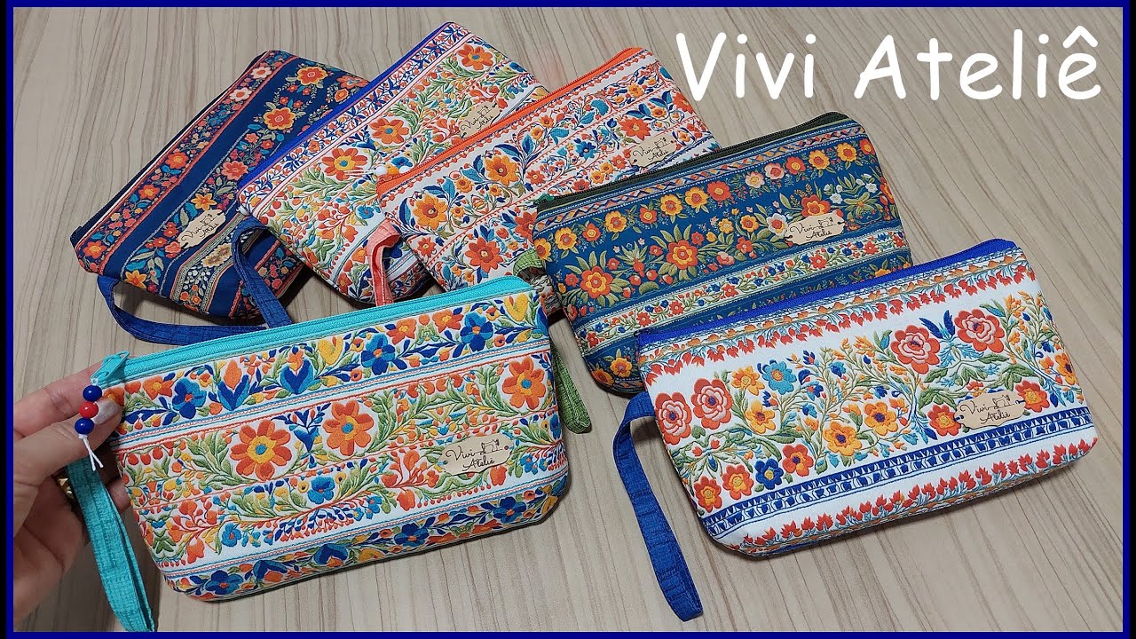 Clutch Vivi | Com Molde Gratuito | Passo a Passo | Vivi Ateliê
