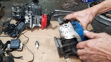 sửa máy cắt cỏ2t(tập13)lên đời ic.