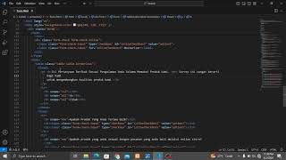 Membuat web form dengan bahasa HTML dan CSS(UTS pemrograman web)