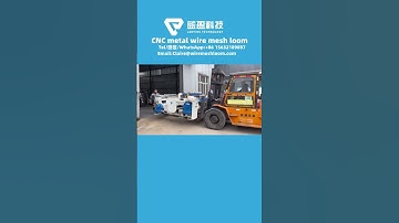 Metal wire mesh loom factory shuttleless rapier weft insertion.