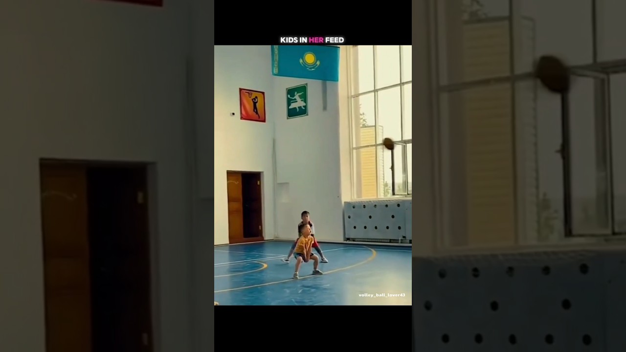 Kids in my feed ☠️🗿. [subscribe] #volleyball #viralvideo #sports #algorithms #algorithm