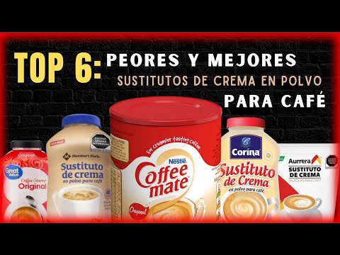 TOP 6 Mejores y Peores CREMAS EN POLVO para CAFÉ |