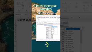Sum VS Agregate Function in Excel #excel #excelshortcuts #exceltutorial #datascience #sum