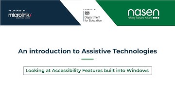 An introduction to Assistive Technologies