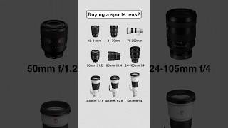 🚨Buying a Sports Lens? Watch This First👍 #lens #camerabasics #photography  #camera