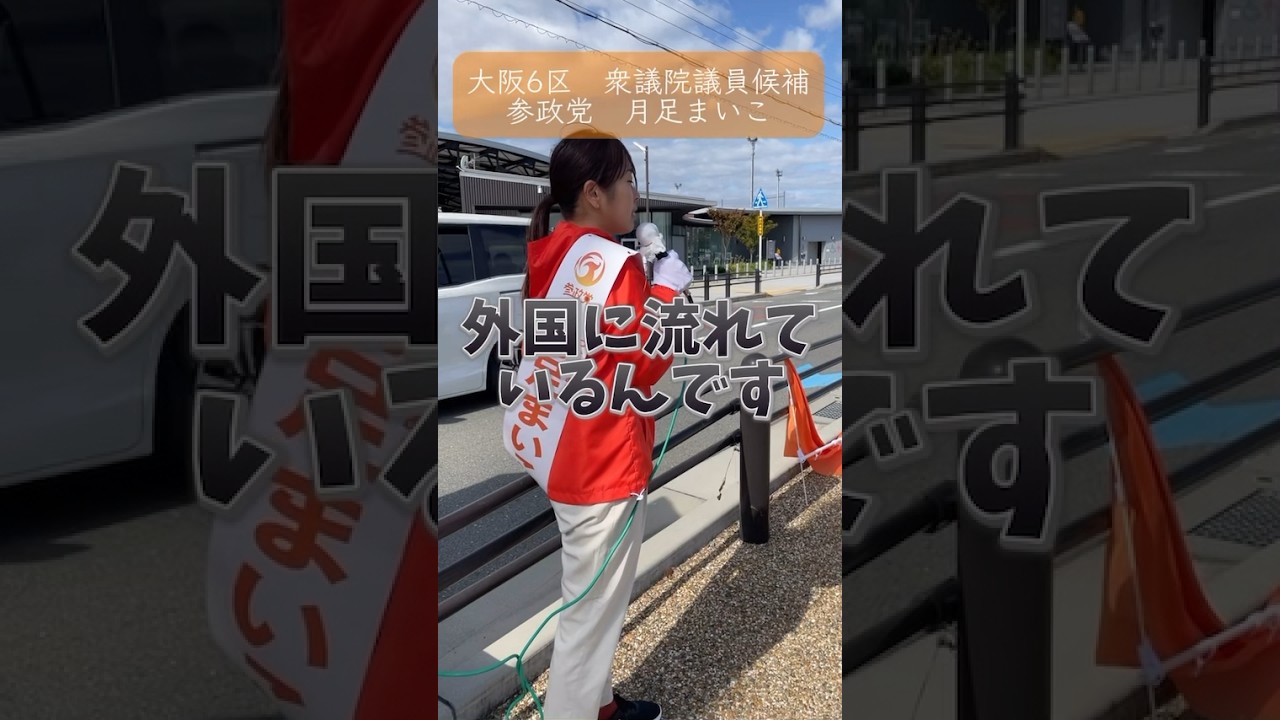 減税って誰も言ってくれない、だから立候補した #参政党 #大阪6区 #衆議院議員候補 #月足まいこ #衆院選 #衆議院選挙 #2024衆議院選挙 #衆議院選挙2024