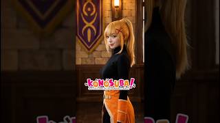 KonoSuba Characters Turned Real?! You Have to See This! #ai #anime #cosplay #liveaction