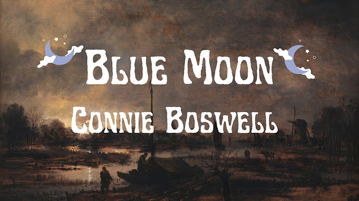 Blue Moon Karaoke version - Karaoke performance video thumbnail