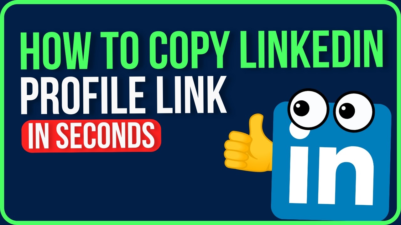 HOW TO COPY LINKEDIN PROFILE LINK 2026 (Quick Guide) | How to Copy ...