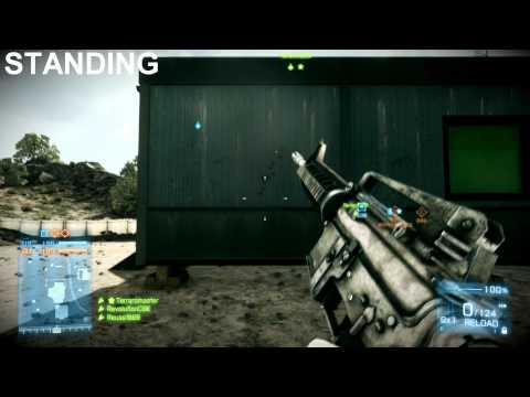 Battlefield 3: Recoil Difference Standing Vs. Crouching