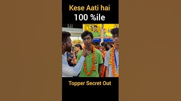 Secret Out Of 100 Percentile #jeemains2025 #result #topper #secret