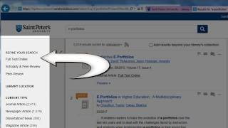 Working with your One-Search Results