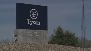 Tyson plant in Perry, Iowa is closing on Friday