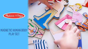 Melissa & Doug Magnetic Human Body Play Set
