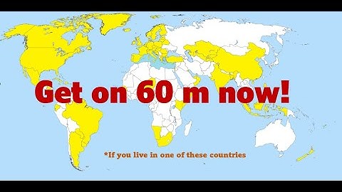 How to get on 60 metres