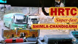 Ride in HRTC's Super-fast bus from Shimla to Chandigarh | शिमला से चण्डीगढ़ HRTC सुपरफास्ट screenshot 5