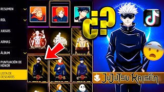 El Jugador Que Tiene La Nueva Colaboracion Jujtsu Kaisen En Free Fire