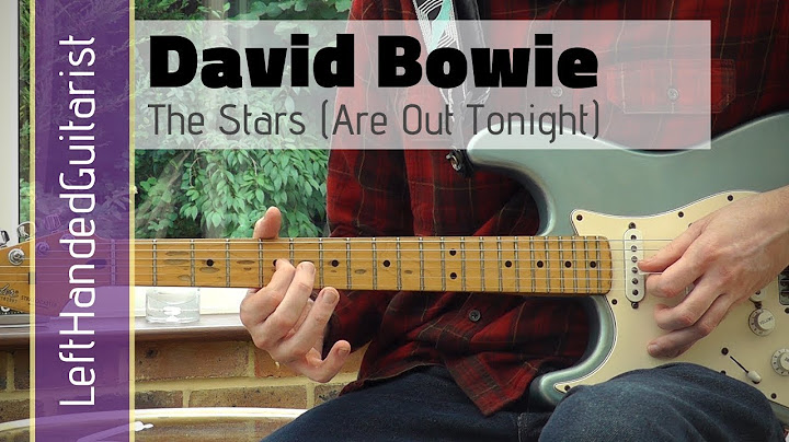 The Stars (Are Out Tonight) Guitar version - Guitar performance video thumbnail