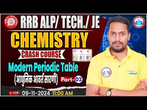 RRB JE Science | RRB ALP, Technician Science | Modern Periodic Table #2 | Science For Railway Exam