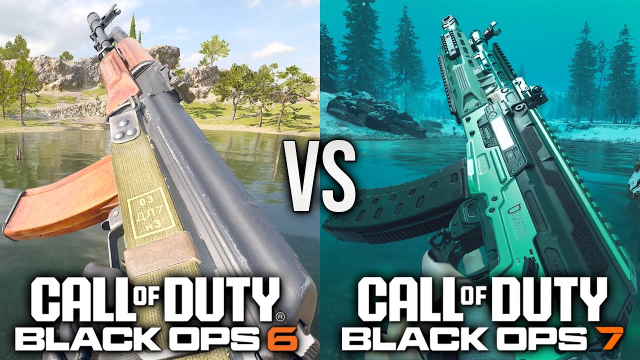 Call of Duty Black Ops 6 vs Call of Duty Black Ops 7 | Weapon Comparison