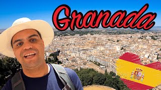 España - GRANADA visitando la HERMOSA cuidad sus comidas y vistas